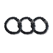 DOUX Set 3 Scrunchies S aus Seide 3 St