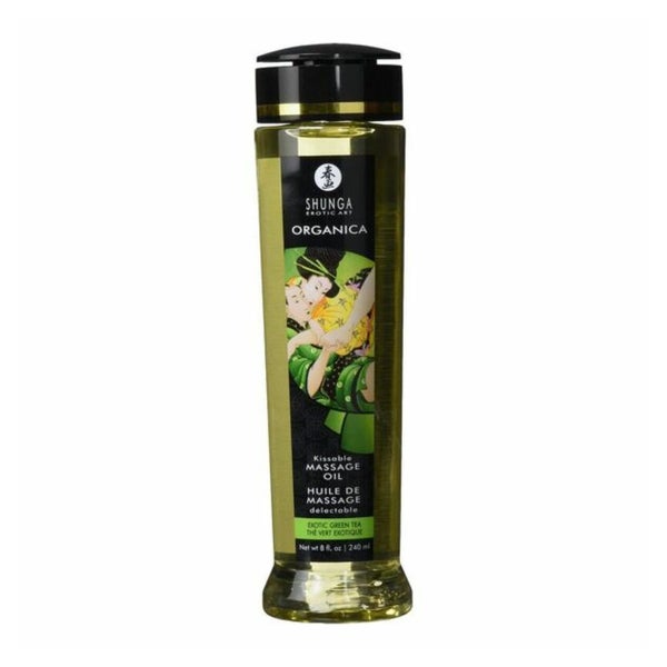 Shunga Organica Massageöl Grüner Tee