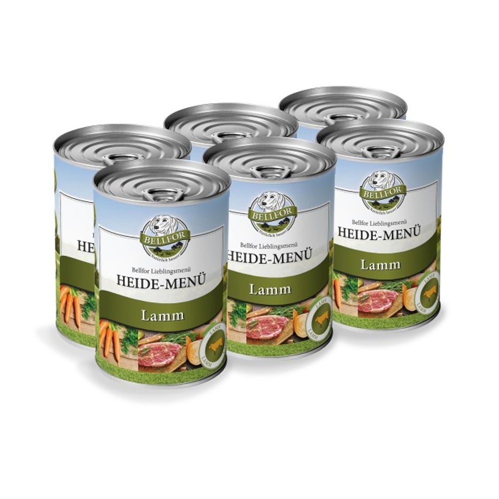 Bellfor Hundefutter Nass mit Lamm Heide-Menü 2,400 g 2400 g