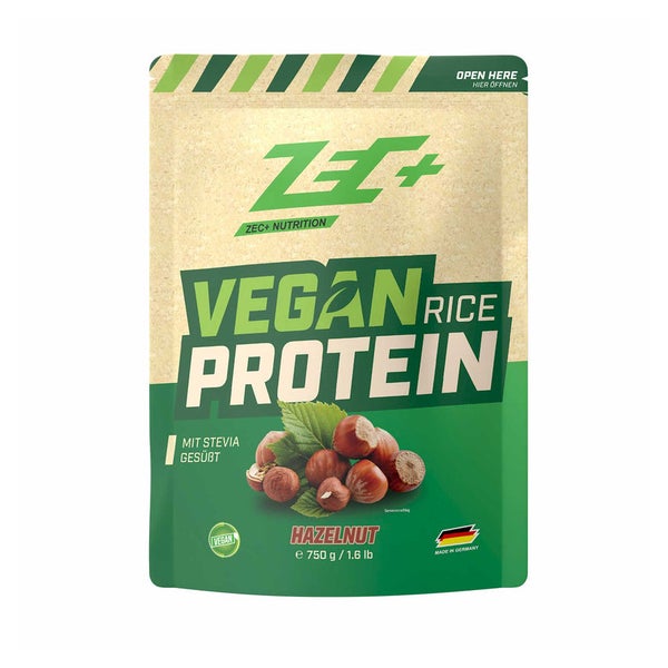 ZEC+ VEGAN RICE PROTEIN Haselnuss 750 g