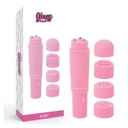 GLOSSY - Mini-Massagevibrator mit Aufsätzen 1 St