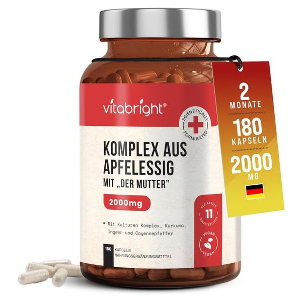 VitaBright Apfelessig Kapseln 180 St