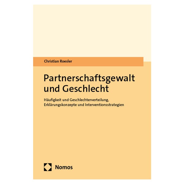 Partnerschaftsgewalt und Geschlecht 1 St