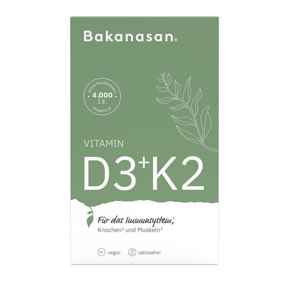 Bakanasan Vitamin D3 + K2 60 St