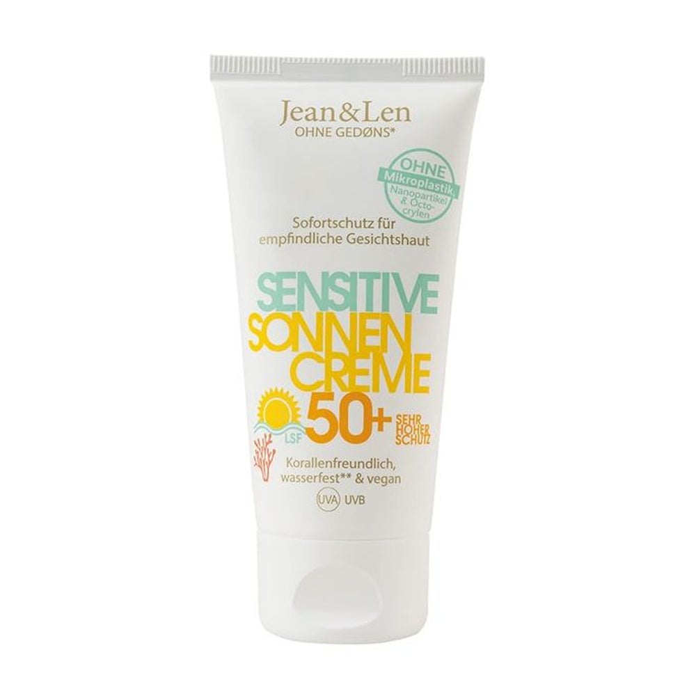 Jean & Len Sensitiv Sonnencreme 50+ LSF wasserfest 50 ml