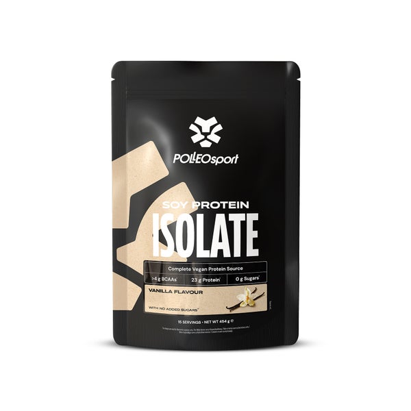 Polleo Soy Protein Isolate, 454 g, Vanilla 454 g
