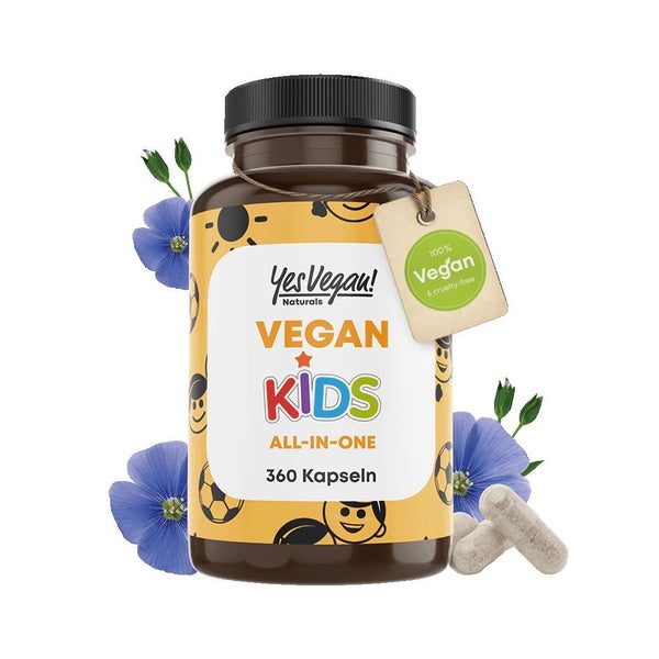 Kids Multivitamin Kinder, A-Z B12 D3 K2 Eisen Zink 360 St 1 x 360 St