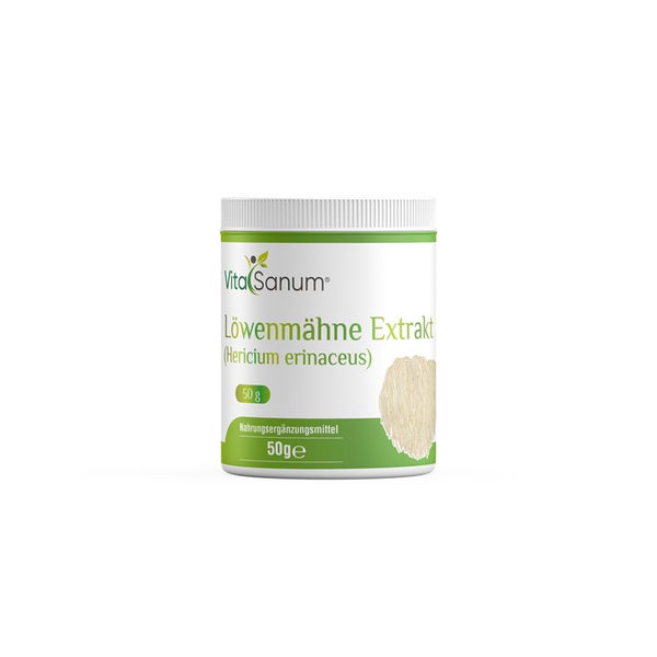 VitaSanum®- Löwenmähne Extrakt (Hericium erinaceus) 50 g Pul  St