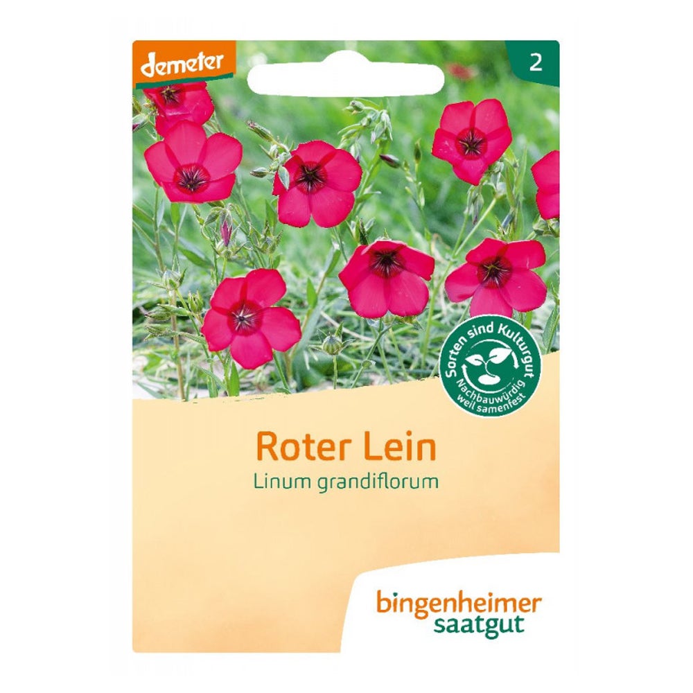 Bingenheimer Saatgut - Roter Lein