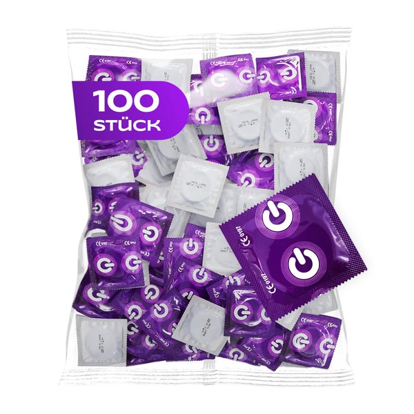 «Extra Large» Kondome – 57 mm Breite, 100 Stück, befeuchtet (100 Kondome) 100 St