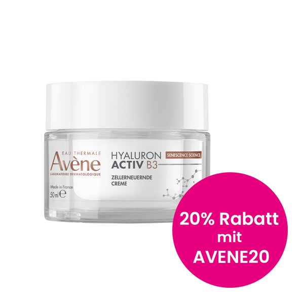 Avène HYALURON ACTIV B3 Zellerneuernde Creme mit Niacinamid 50 ml