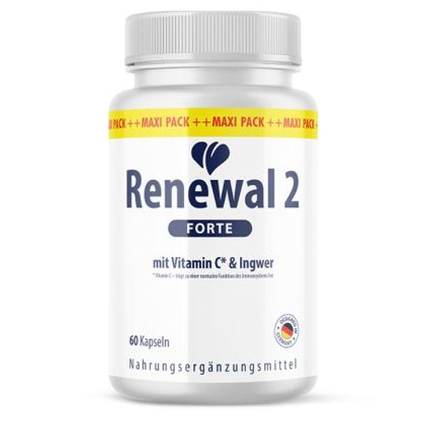 Renewal 2 Forte Kapseln | mit Vitamin C & Ingwer 60 St