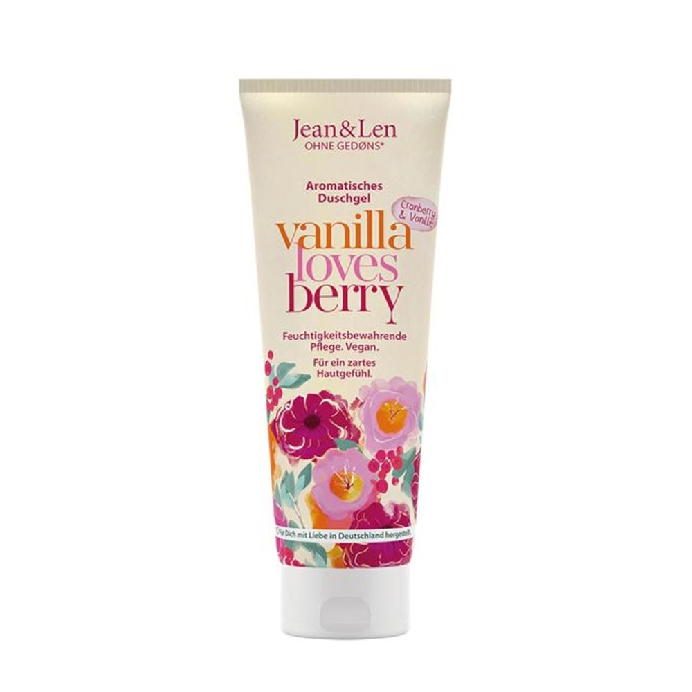 Jean & Len Duschgel Cranberry & Vanille 250 ml