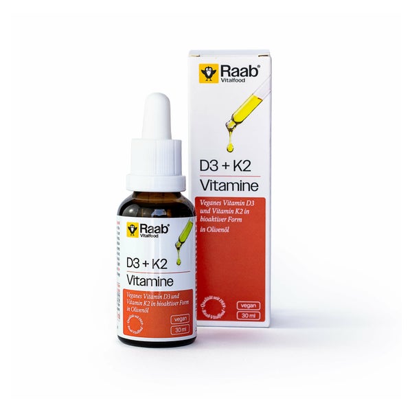 Raab Vitalfood® Vitamin D3 + K2 Tropfen 30 ml