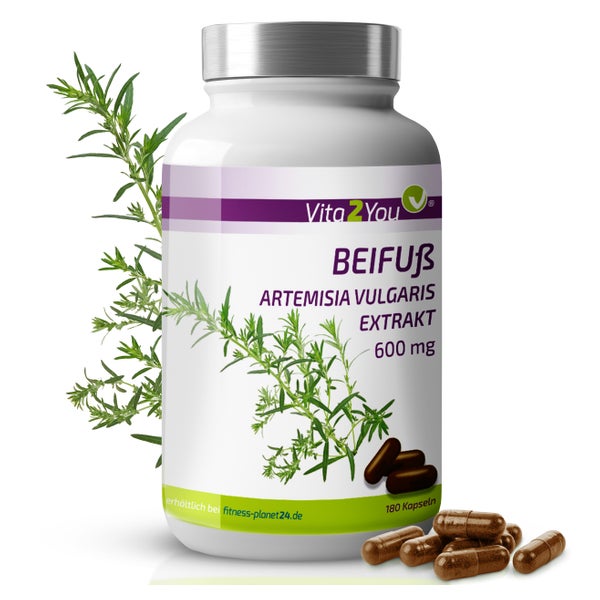 Vita2You Beifuß Extrakt Kapseln 600mg 180 St