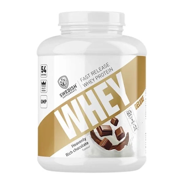 Swedish Supplements Whey Deluxe - Heavenly Rich Chocolate 1.8 kg