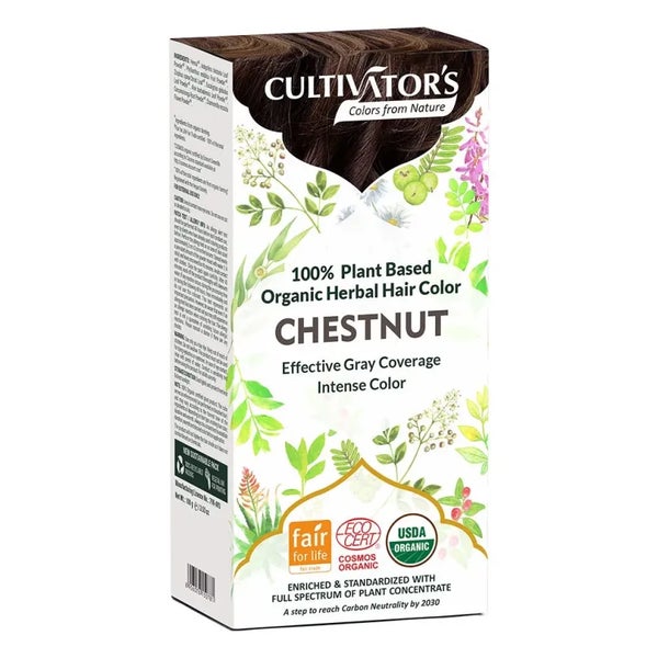 CULTIVATOR'S - Natürliche Pflanzenhaarfarbe Kastanie 100 g
