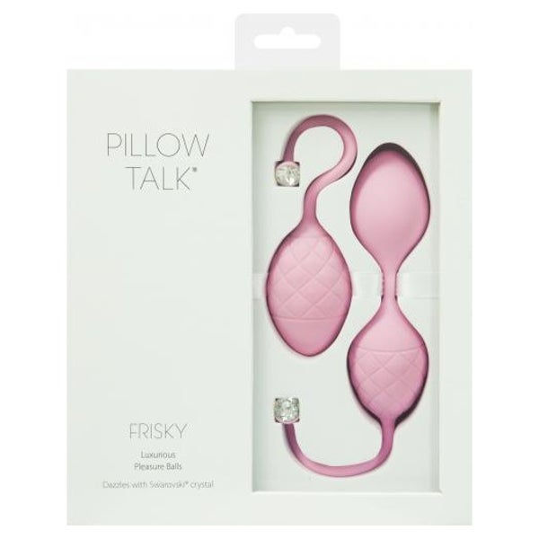 «Frisky Pleasure» Liebeskugeln mit Schmucksteinen - Rosa (1 Stück) 1 St