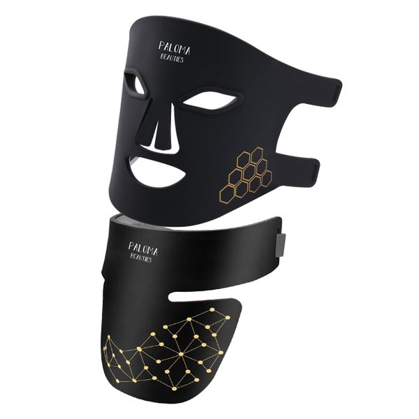 LED-Gesichts- und Nackenlichttherapiemaske 1 St