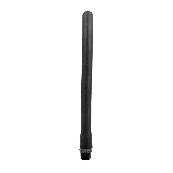 All Black - Gerippter schwarzer Dildo 1 St
