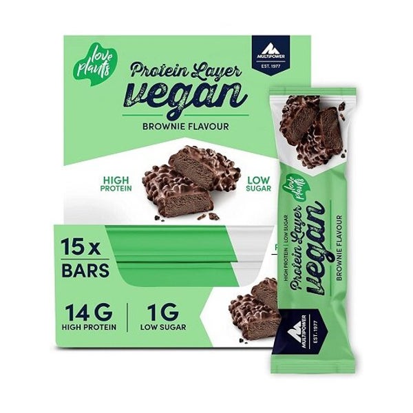 Multipower Vegan Protein Layer Bar Brownie