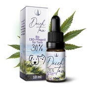 Deichtau Bio CBD Öl 30% für Hund & Katze - Hanföl-Tropfen 10 ml