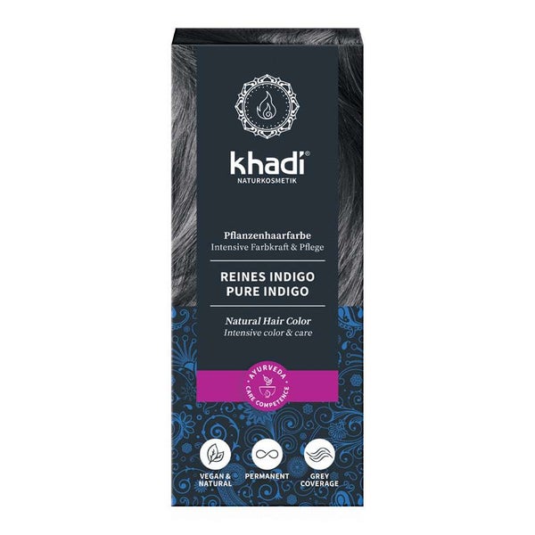 Khadi - Reines Indigo kaltes-schwarz 100 g