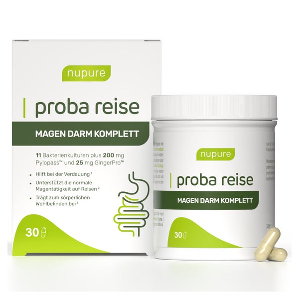 Nupure Proba Reise Magen Darm Komplett Kapseln 30 St