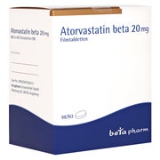 Atorvastatin beta 20 mg Filmtabletten 98 St