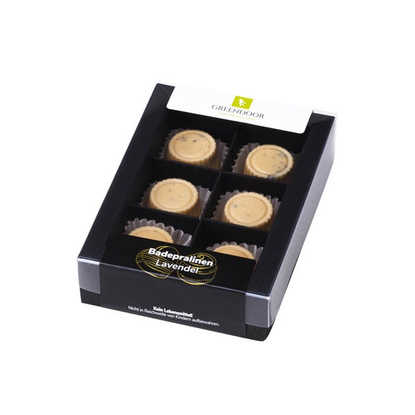 GREENDOOR Geschenk Set  Badepralinen Lavendel 60 g
