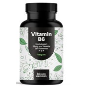 Vitamin B6 P5P 25mg - 365 Tabletten - Bloom Naturals 365 St