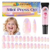 Acrylnägel 26 Stück Mandel Nagelkleber Tip Kit Kinder Gänseb 1 St