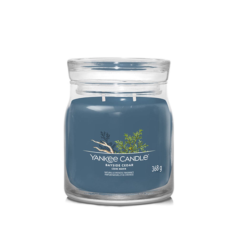 Yankee Candle Bayside Cedar Signatur Kerze Medium 368 g 0,92 kg