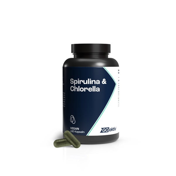 GOaktiv® Spirulina Chlorella Kapseln 180 St