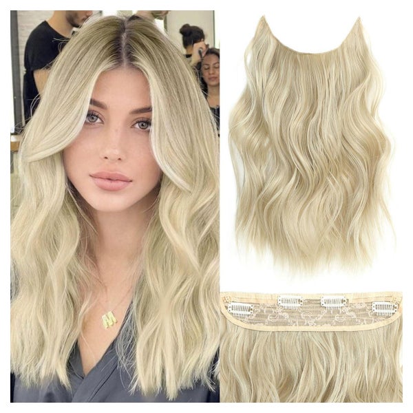 Haarverlängerung 40,6cm 40.6cm Blond Gemischt mit Leuchtende 1 St