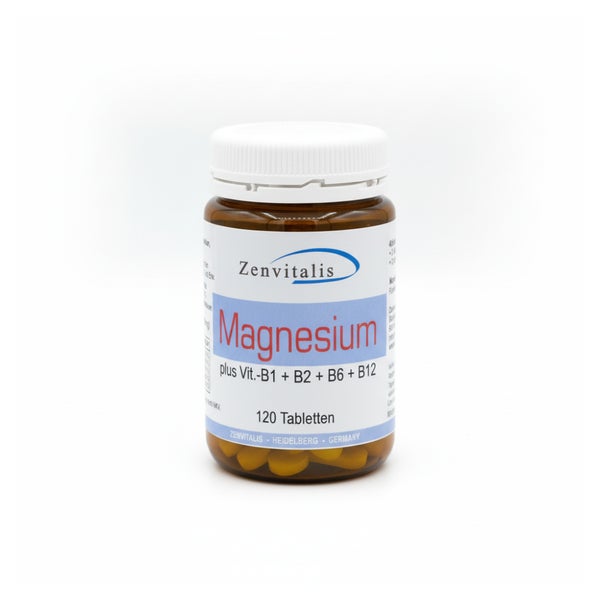 Zenvitalis Magnesium + Vitamine B1, B2, B6 und B12 120 St