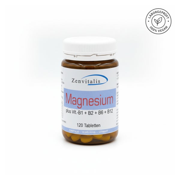 Zenvitalis Magnesium + Vitamine B1, B2, B6 und B12 120 St