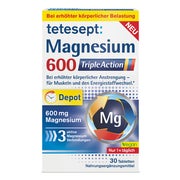 Tetesept Magnesium 600 Triple Action Filmtabletten 30 St