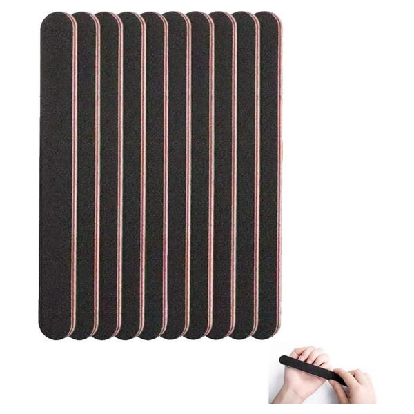 10 Stück Doppelseitige 100/180 Nagelfeilen für Nägel - Profi 1 St