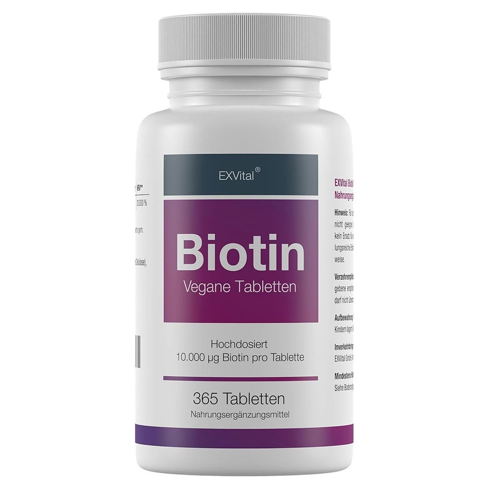 EXVital® Biotin Tabletten für Haare, Haut und Fingernägel 91 g