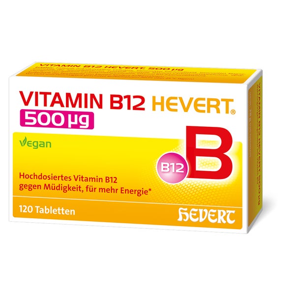 Vitamin B12 Hevert 500 µg Tabletten 120 St