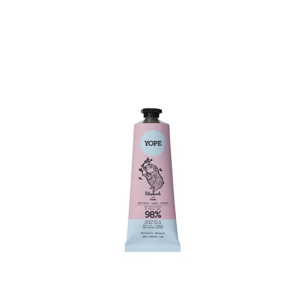 Yope Natural Hand Cream Rhubarb & Rose