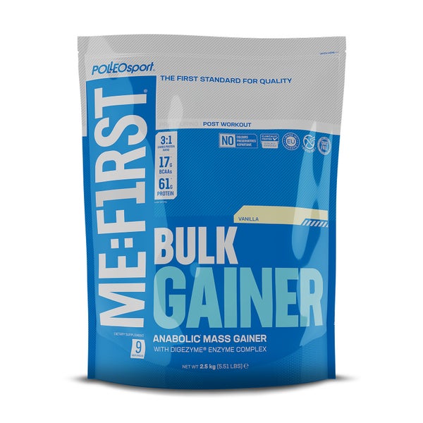 Polleo Bulk Gainer, 2,5 kg, Vanilla 2,5 kg