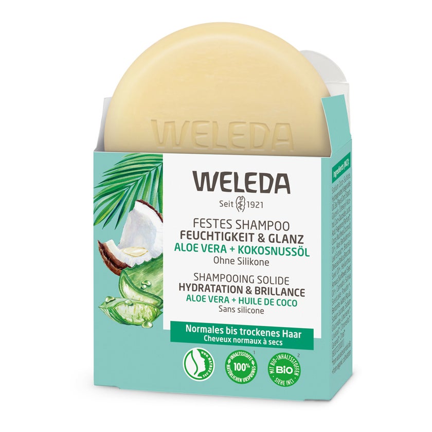 Weleda Festes Shampoo Feuchtigkeit & Glanz 50 g online kaufen | DocMorris