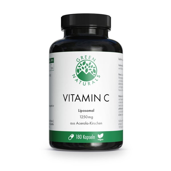 GREEN NATURALS Vitamin C 1250 mg liposomal vegan 180 St