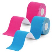 Kinesiotapes 2 Rollen Physiotape Sport 5m 5cm Rosa+blau 1 St