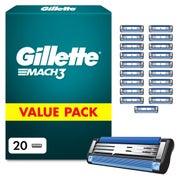 Gillette Mach 3 Klingen Herren, 20 Original Rasierklingen 1 St