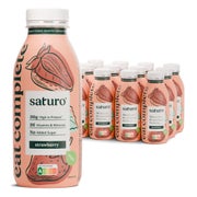 Saturo Trinkmahlzeit Erdbeere | Vegane Astronautennahrung 12 St