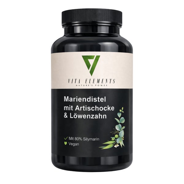 Vita Elements Mariendistel mit Artischocke & Löwenzahn Kapseln 120 St