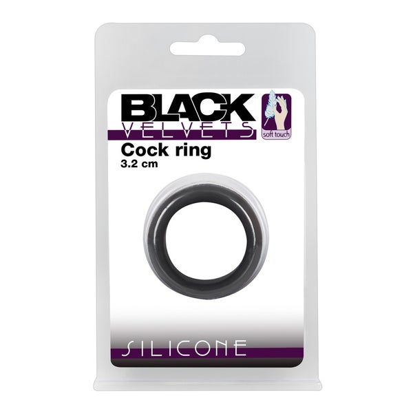 Black Velvets - Penisring mit Druckeffekt 1 St